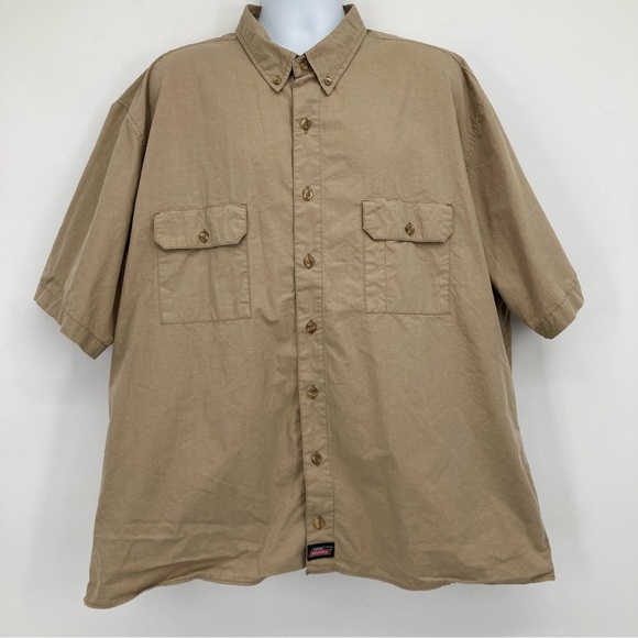 ❤️‍🔥 (5/$20) Dickies Men’s Short Sleeve Button Down Short Size 3XL - Picture 1 of 6